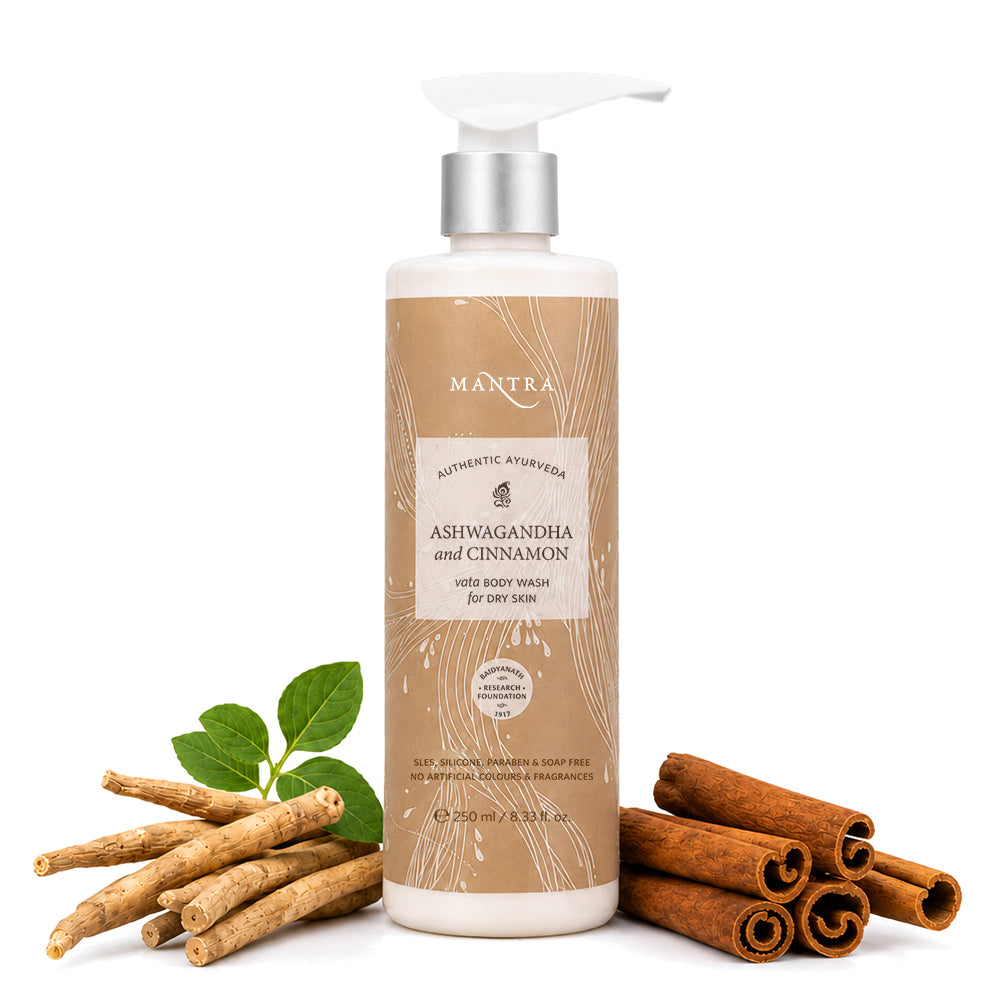 Mantra Ashwagandha and Cinnamon Vata Body Wash for Dry Skin