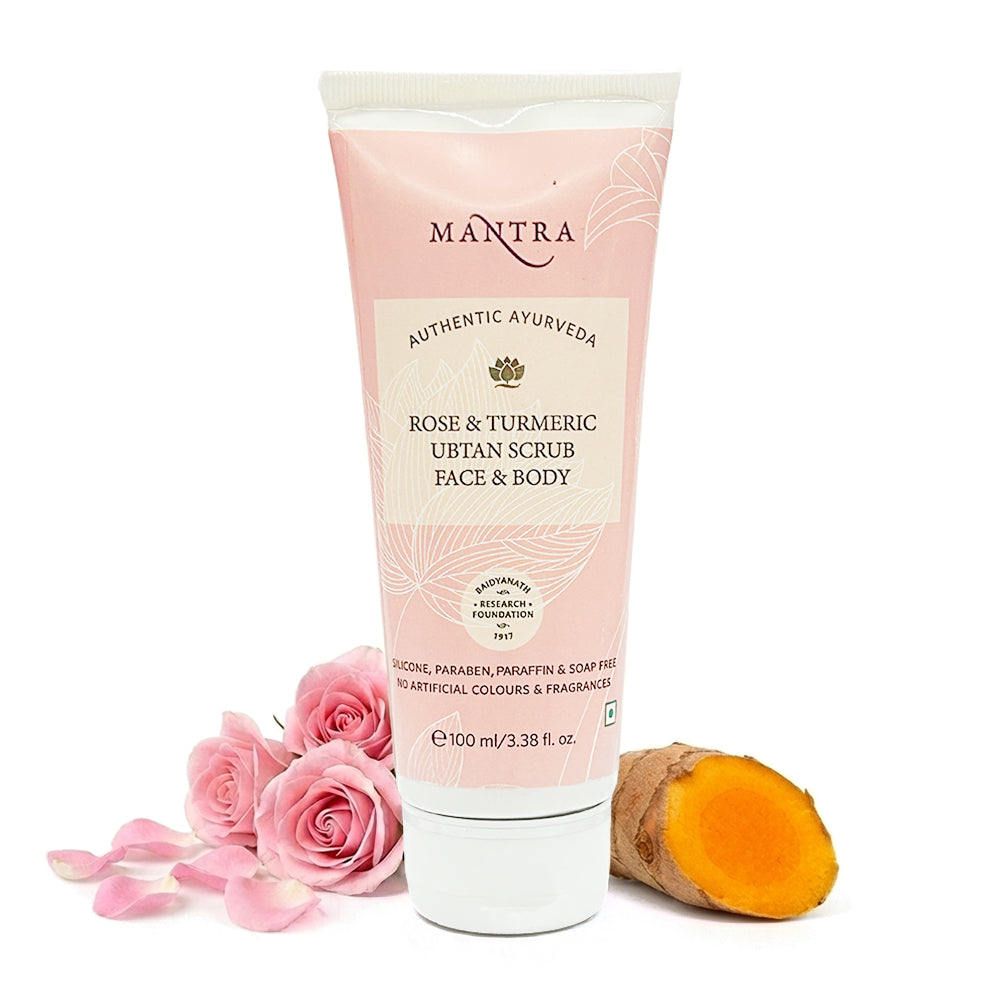 Mantra Rose & Turmeric Ubtan Scrub Face & Body
