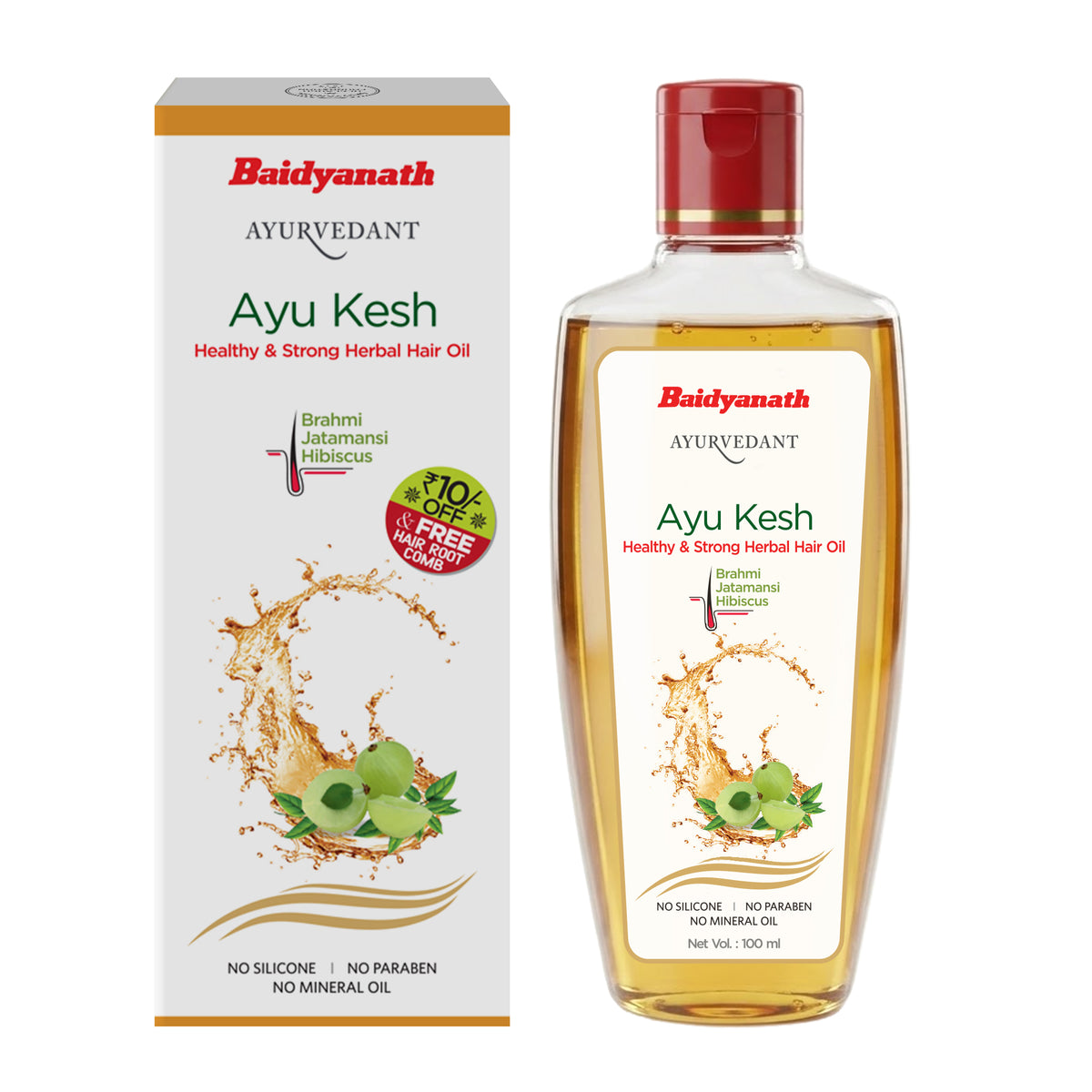 Ayurvedant Ayu Kesh Healthy & Strong Herbal Hair Oil