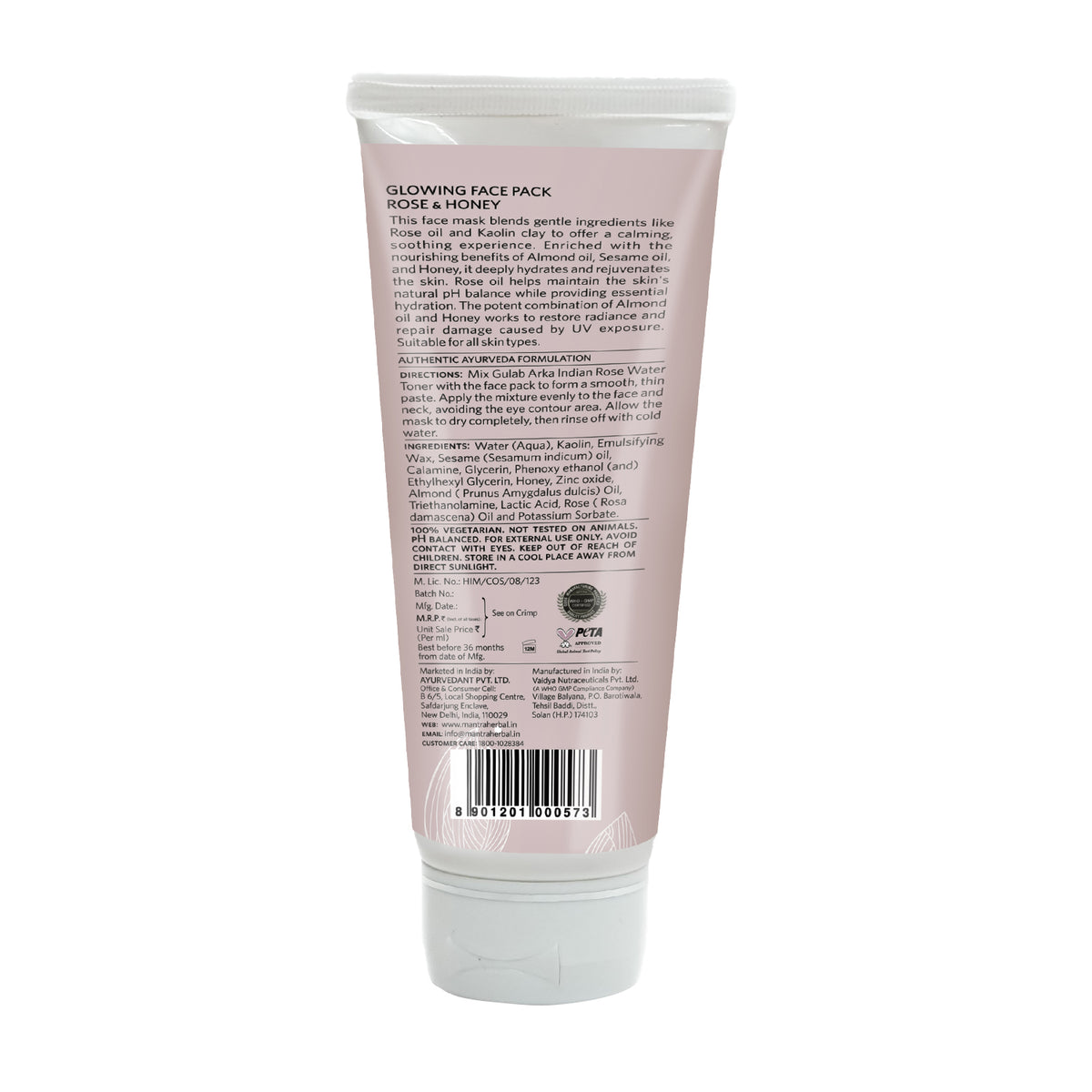 Mantra Rose & Honey Glowing Face Pack