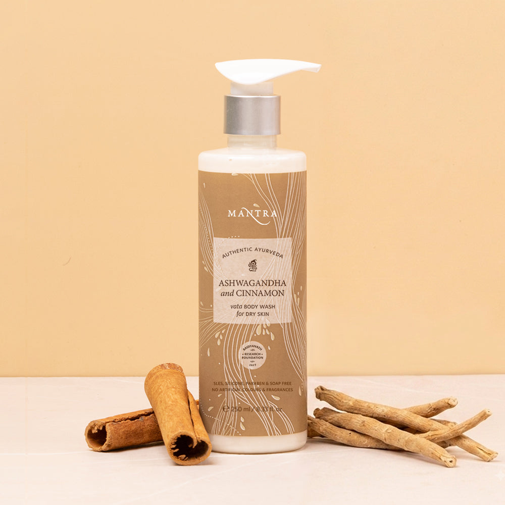 Mantra Ashwagandha and Cinnamon Vata Body Wash for Dry Skin