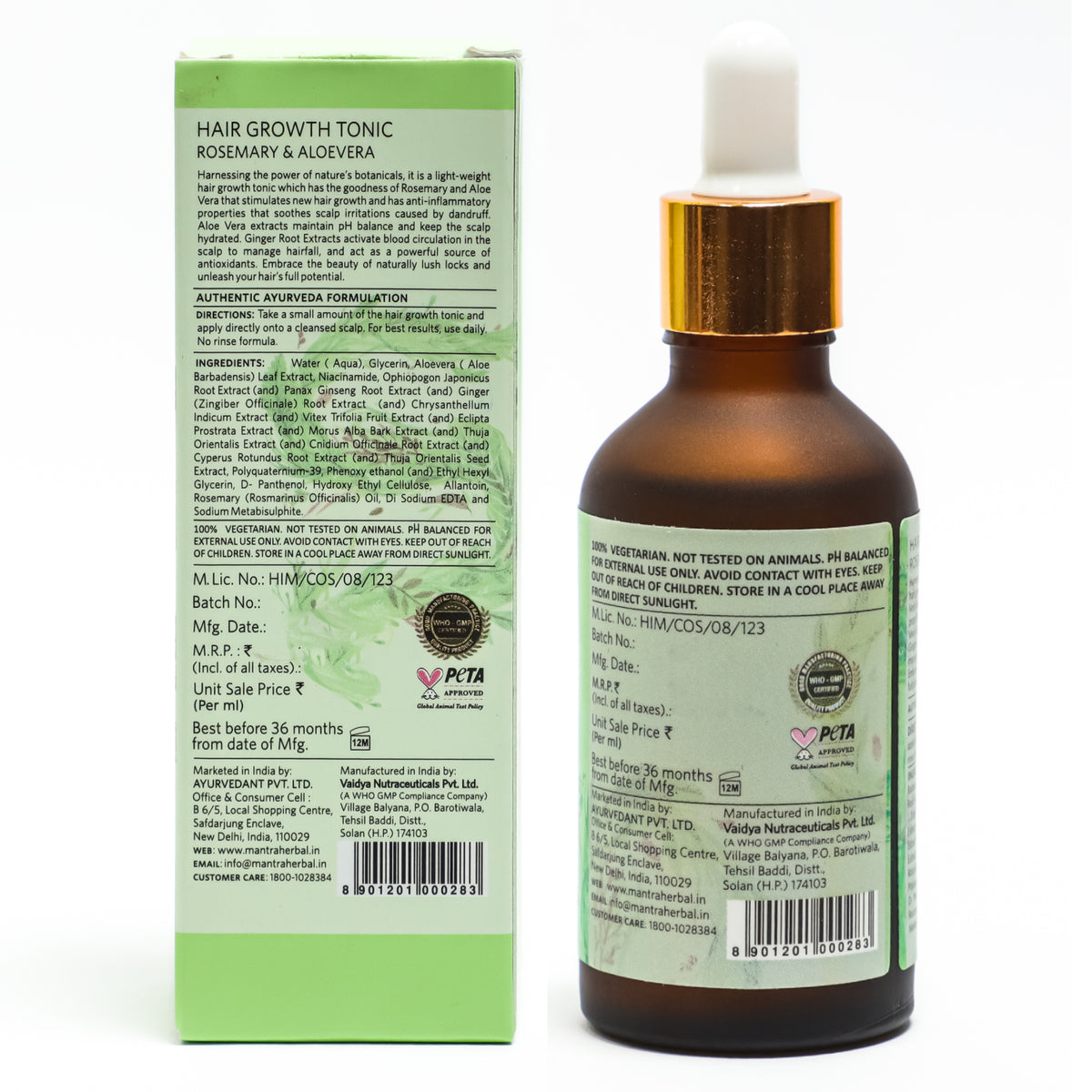 Mantra Hair Growth Tonic Rosemary & Aloevera