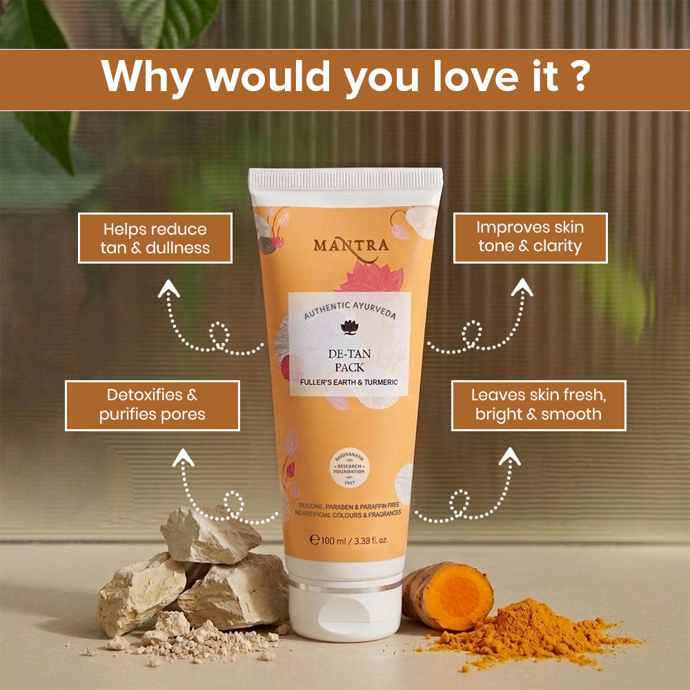 Mantra De Tan Pack Fuller Earth & Turmeric