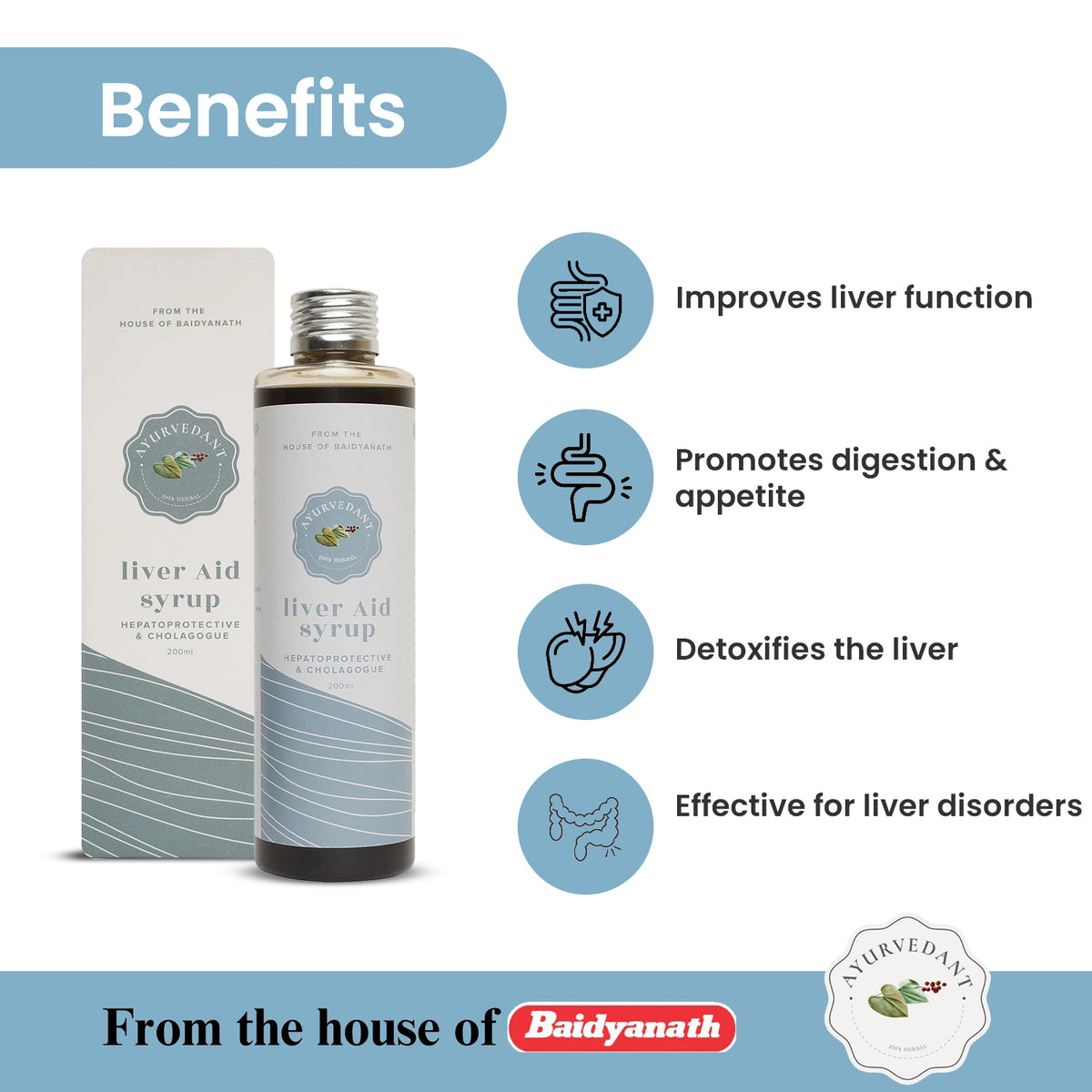 Ayurvedant Liver Aid Syrup