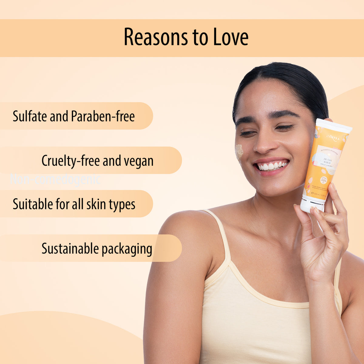 Mantra De Tan Scrub Apricot & Walnut