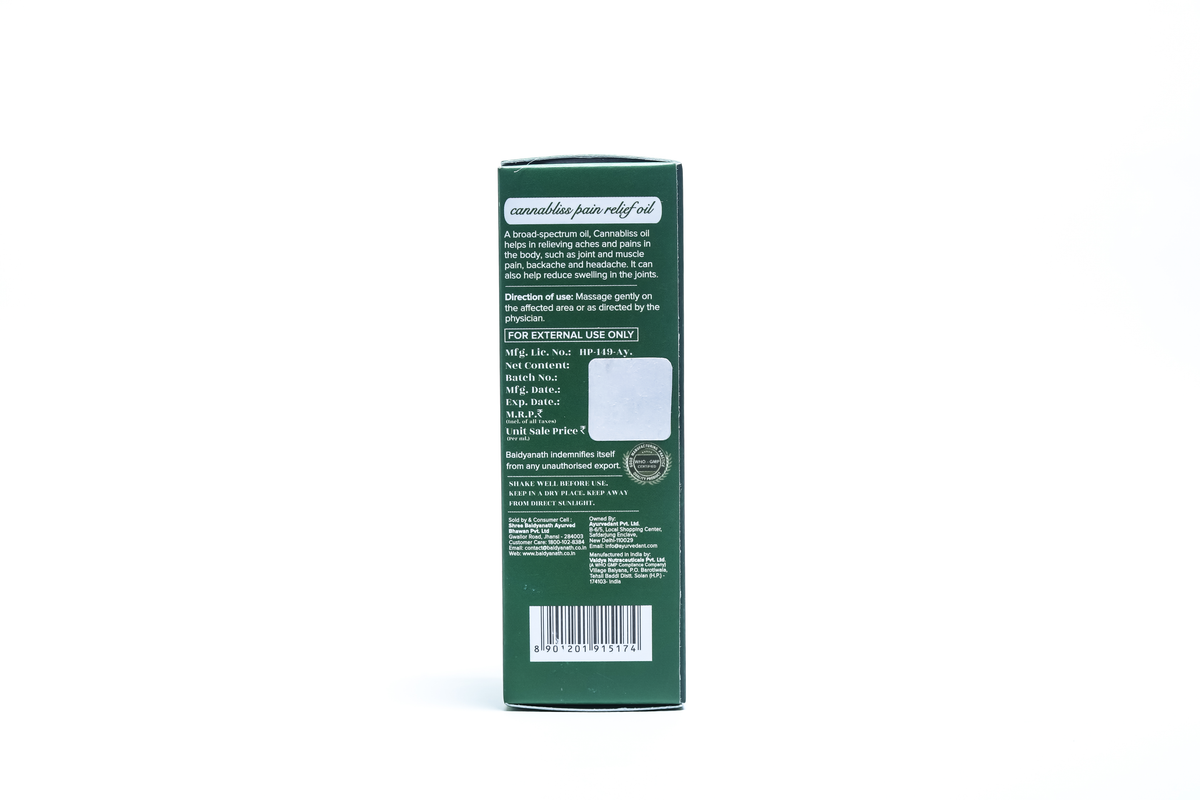 Ayurvedant Cannabliss Pain Relief oil