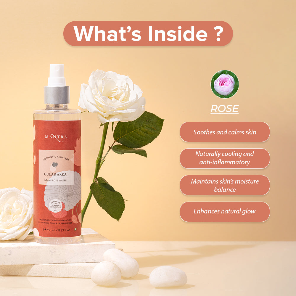 Mantra Gulab Arka indian Rose Water