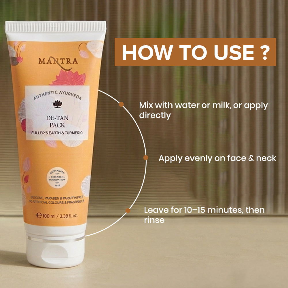 Mantra De Tan Pack Fuller Earth & Turmeric