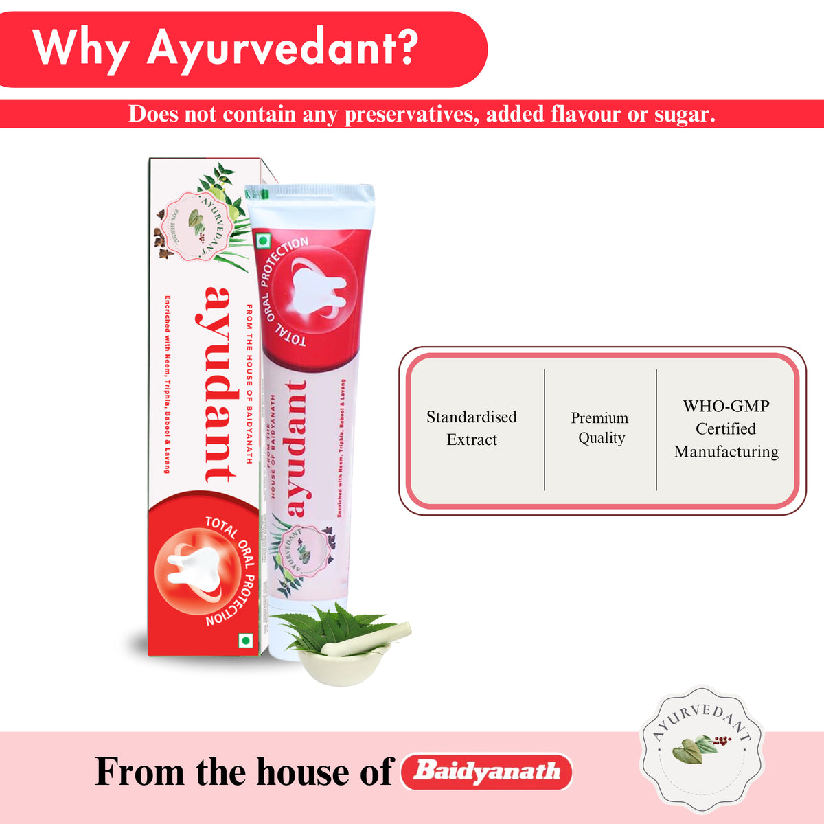 Ayurvedant Ayudant Toothpaste