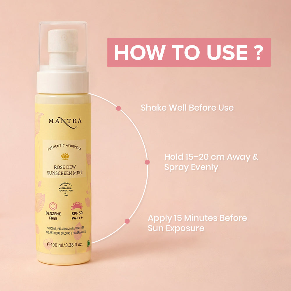 Rose Dew Sunscreen Mist SPF 50 PA