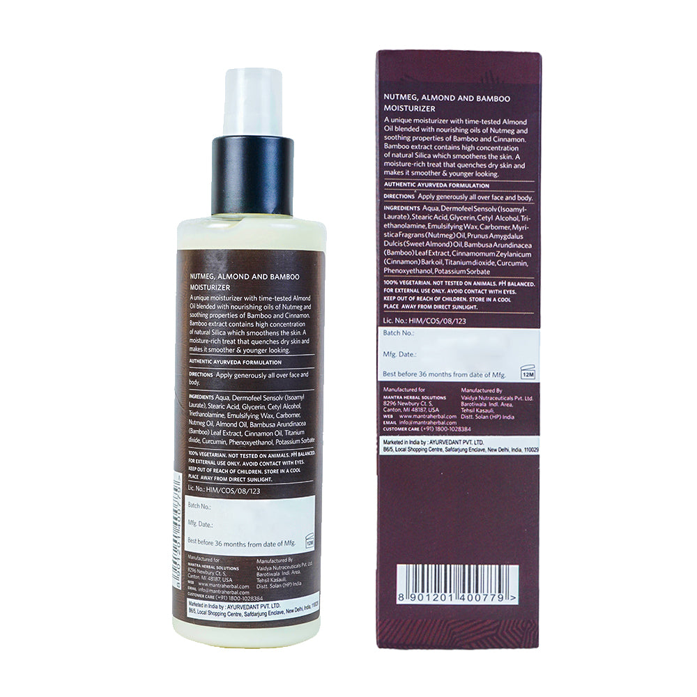 Mantra Nutmeg Almond & Bamboo Moisturizer For Men
