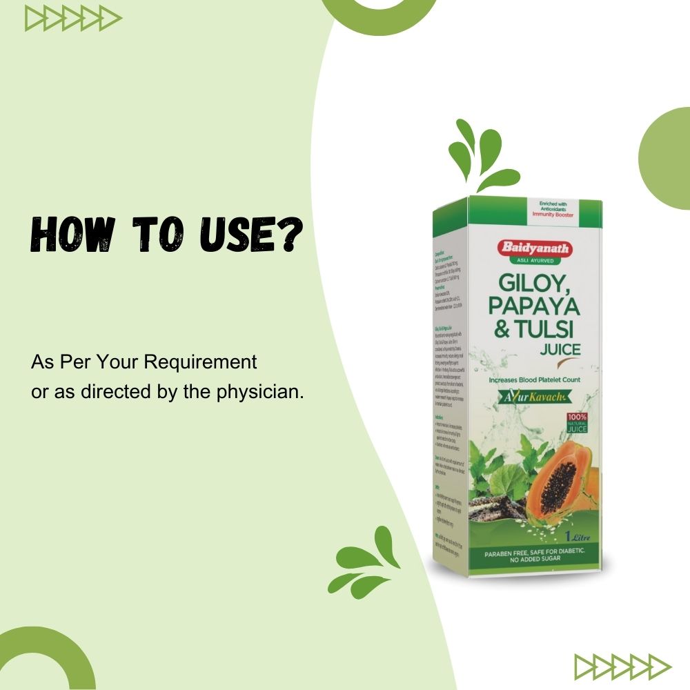Baidyanath Giloy Papaya & Tulsi Juice
