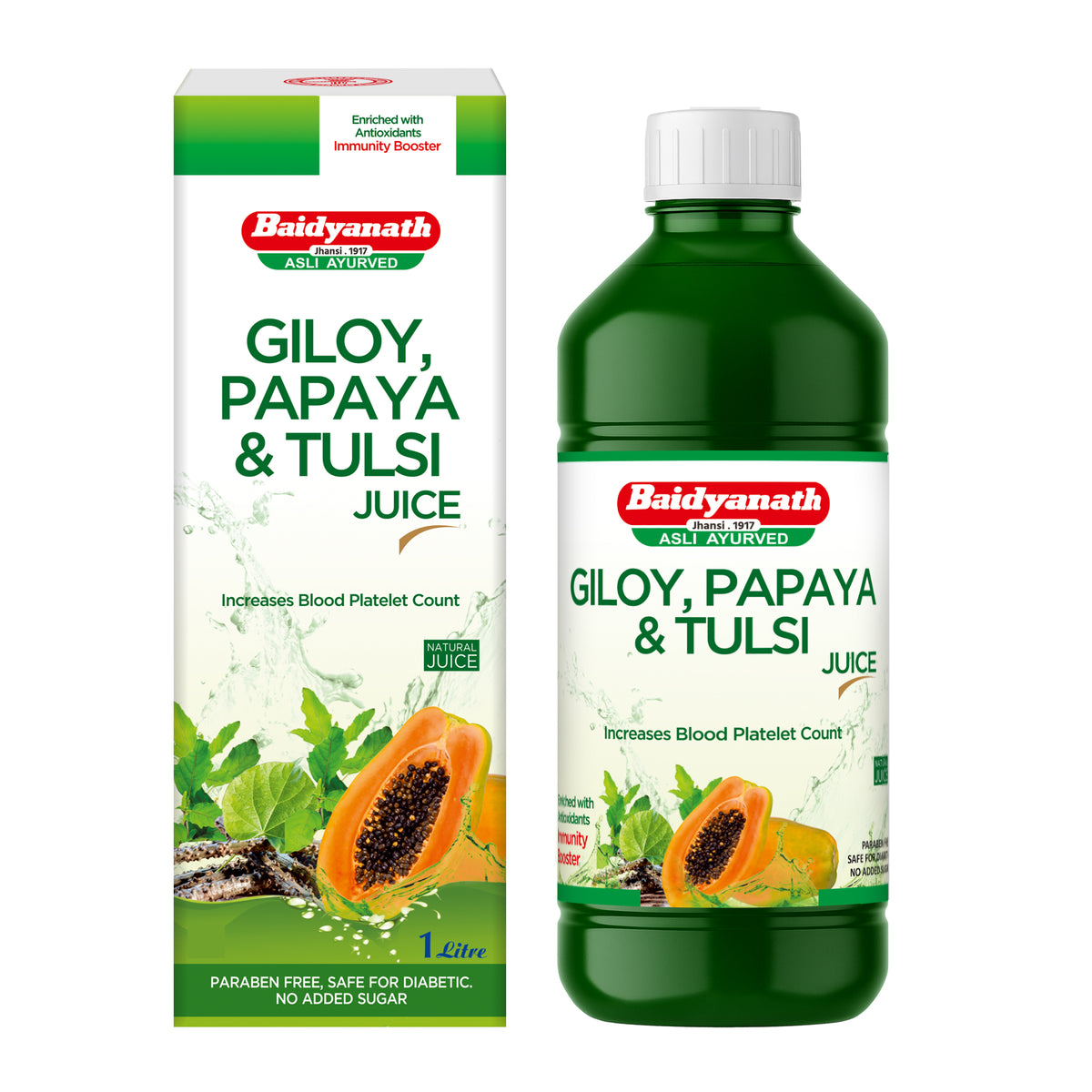 Baidyanath Giloy Papaya & Tulsi Juice