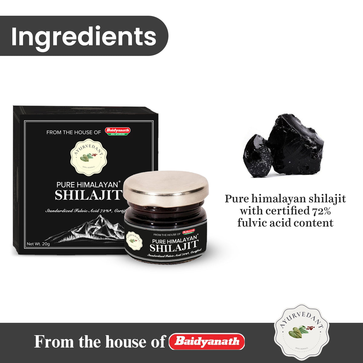 Shilajit Resin-Ayurvedant
