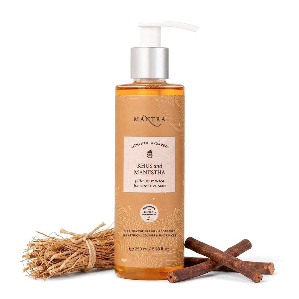 Mantra Khus and Manjistha Pitta Body Wash for Sensitive Skin
