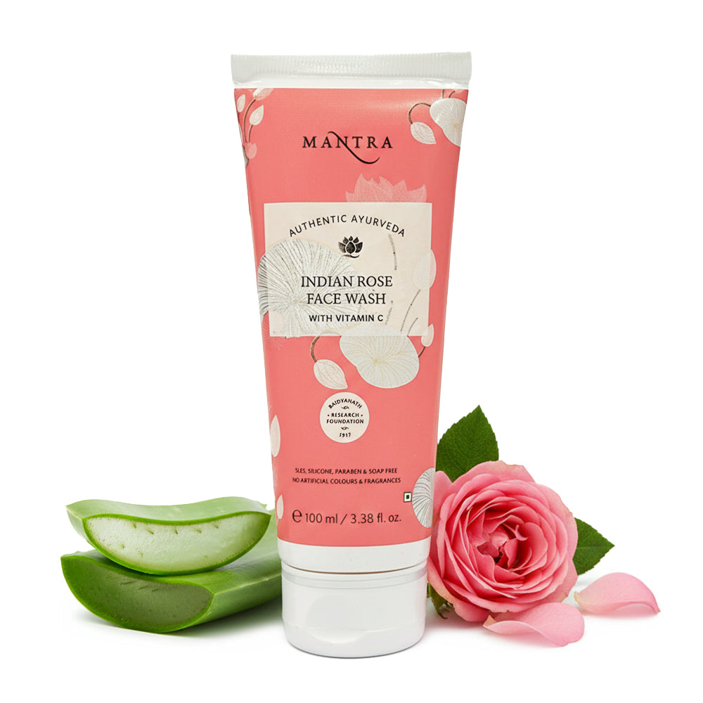 Mantra Indian Rose Face Wash With Vitamin C