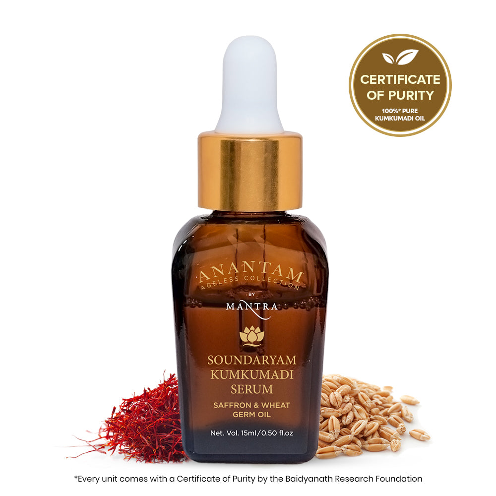 Soundaryam Kumkumadi Serum Saffron & Wheat Germ Oil