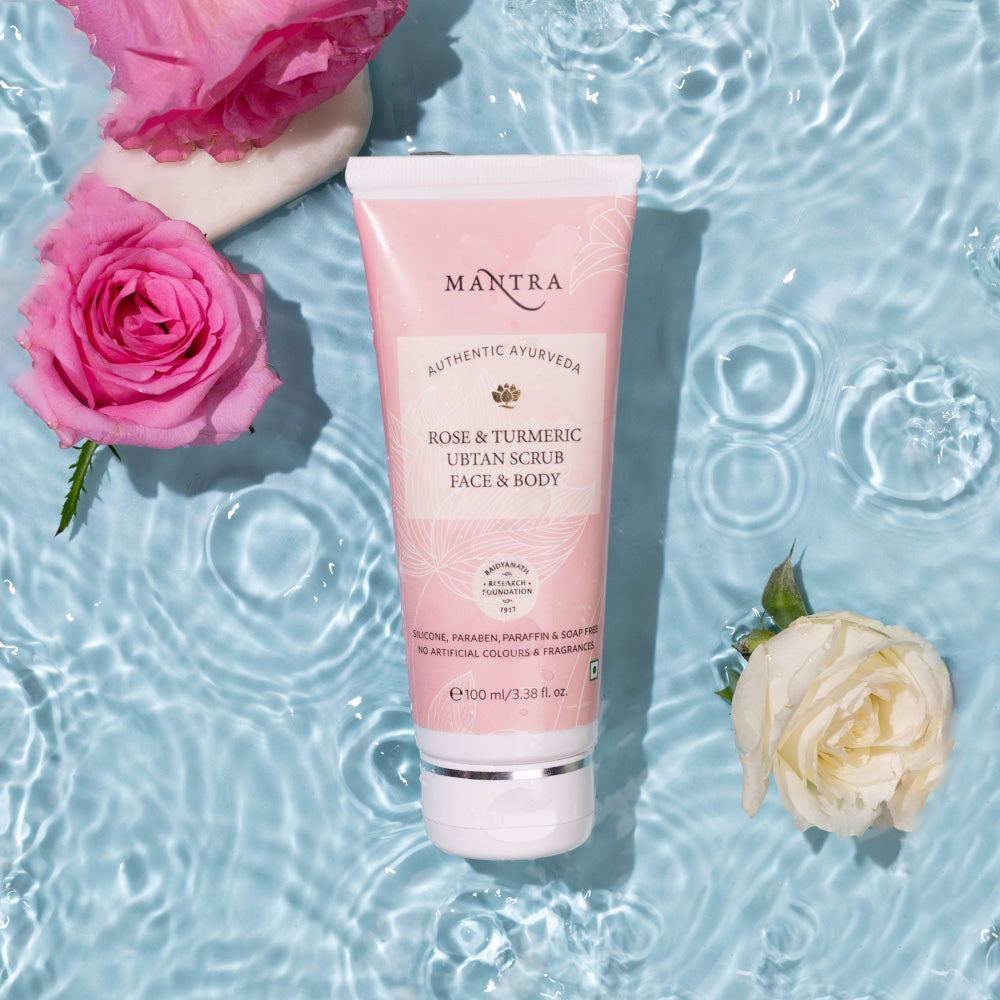 Mantra Rose & Turmeric Ubtan Scrub Face & Body