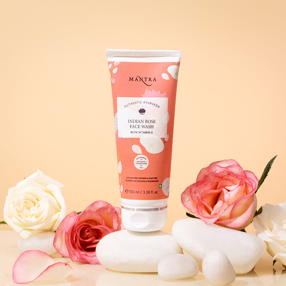 Mantra Indian Rose Face Wash With Vitamin C