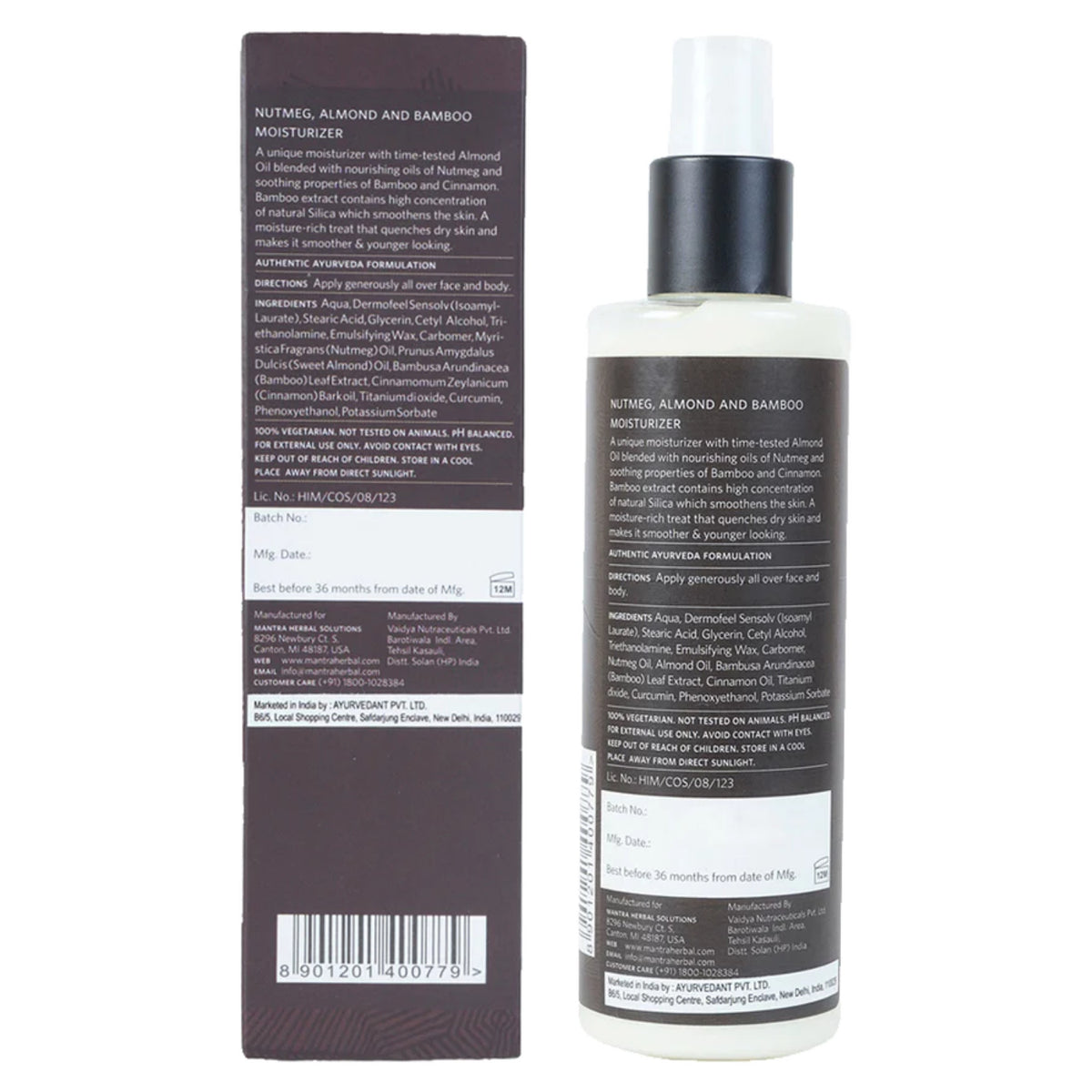 Mantra Nutmeg Almond & Bamboo Moisturizer For Men