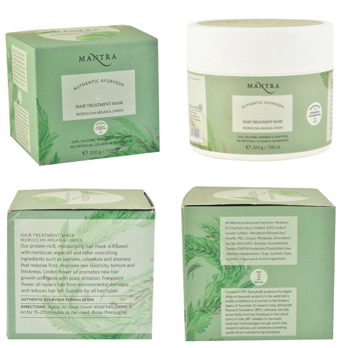 Mantra Hair Treatment Mask Moroccan Argan & Linden