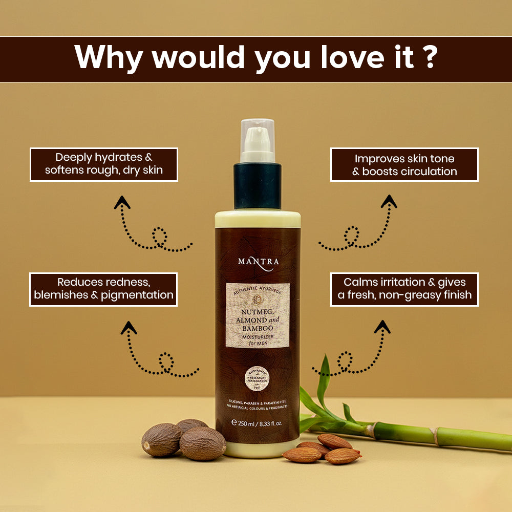Mantra Nutmeg Almond & Bamboo Moisturizer For Men