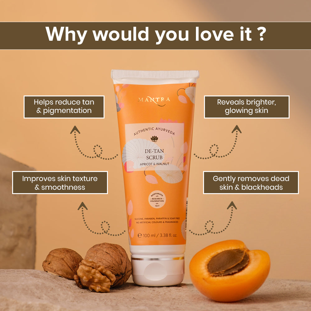Mantra De Tan Scrub Apricot & Walnut