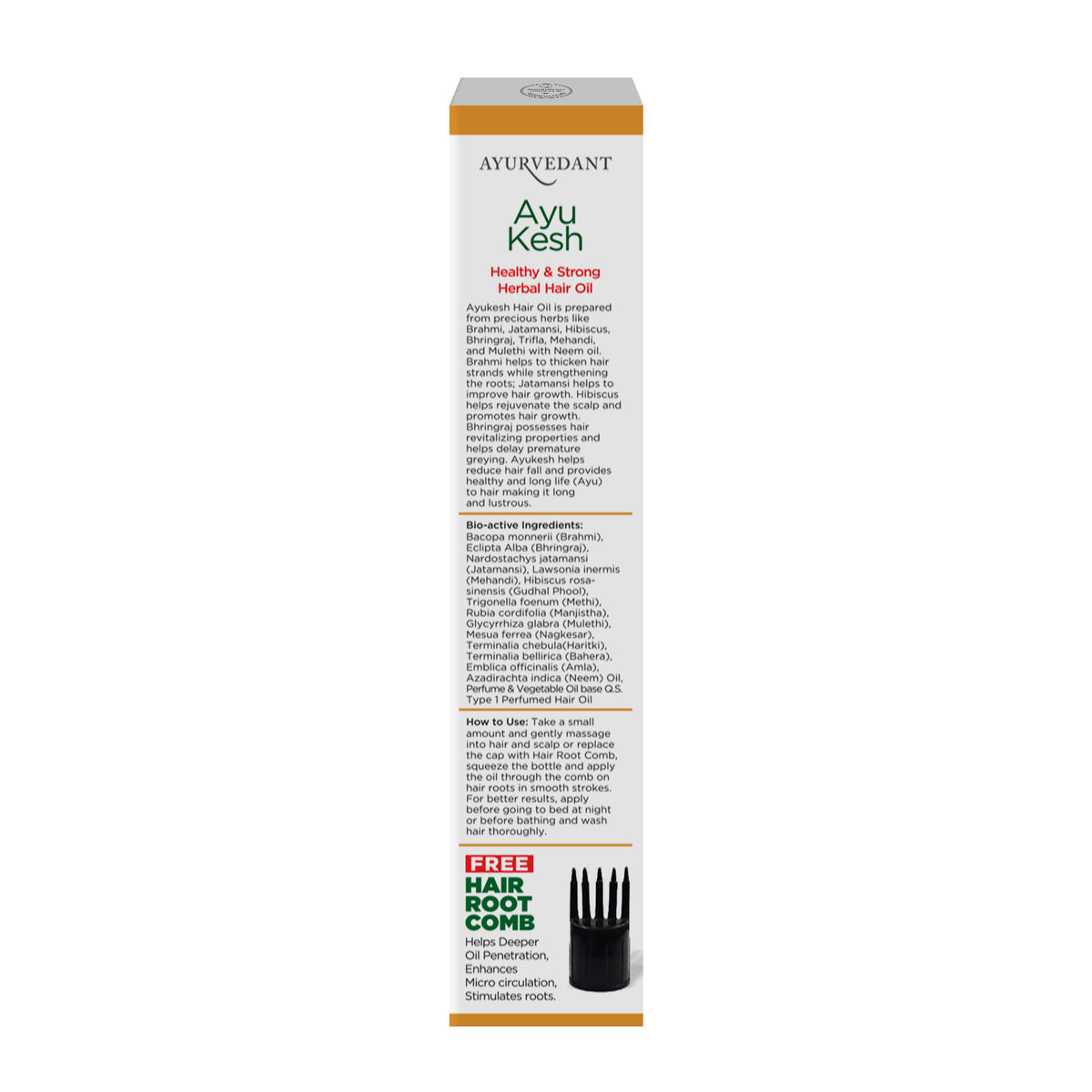 Ayurvedant Ayu Kesh Healthy & Strong Herbal Hair Oil