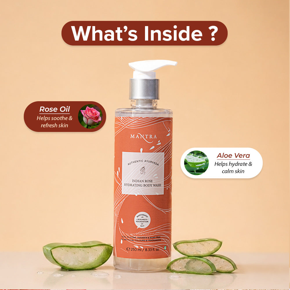 Mantra Indian Rose Hydrating Body Wash