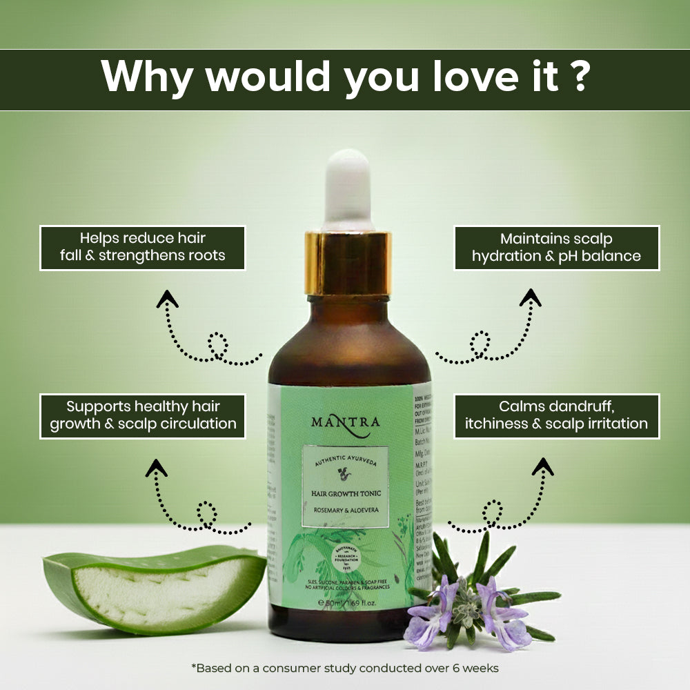Mantra Hair Growth Tonic Rosemary & Aloevera