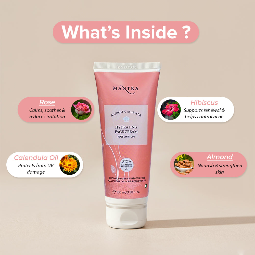 Mantra Rose and Hibiscus Hydrating Face Cream
