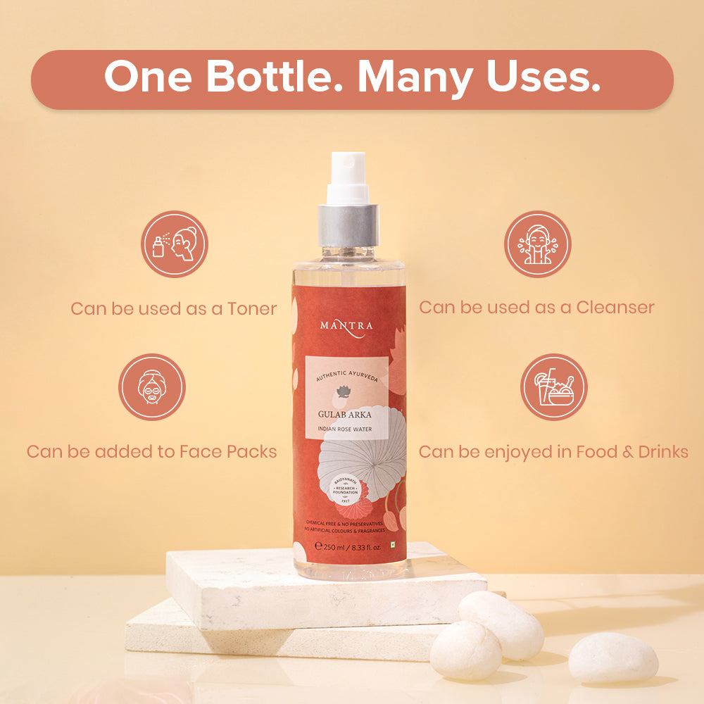 Mantra Gulab Arka indian Rose Water