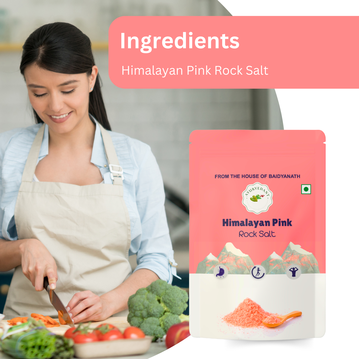 Ayurvedant Himalayan Pink Rock Salt