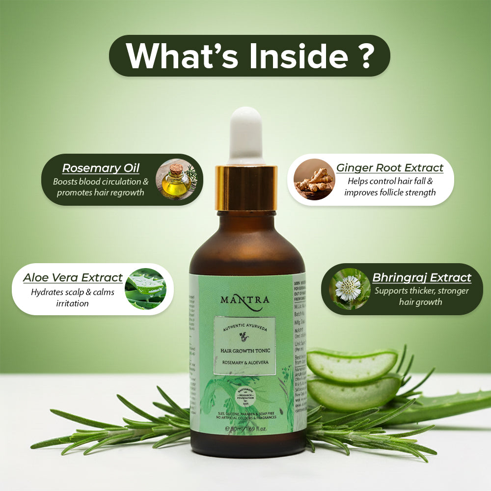 Mantra Hair Growth Tonic Rosemary & Aloevera