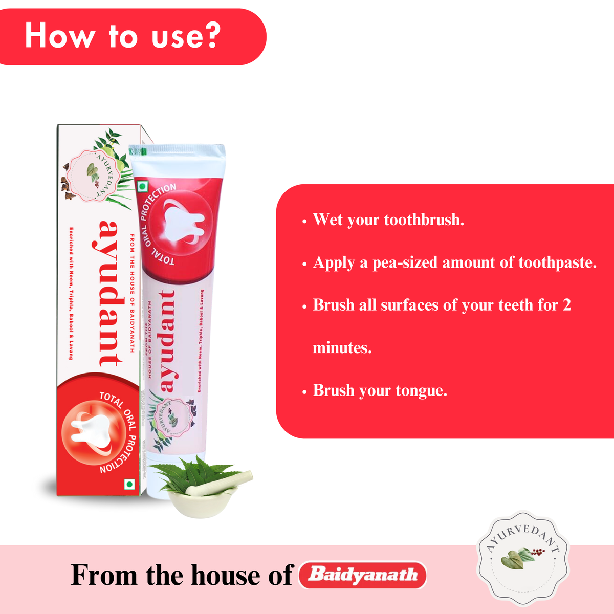 Ayurvedant Ayudant Toothpaste