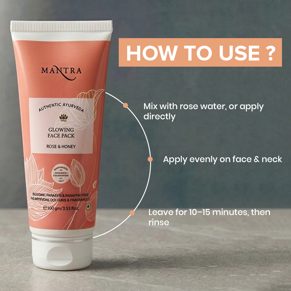 Mantra Rose & Honey Glowing Face Pack