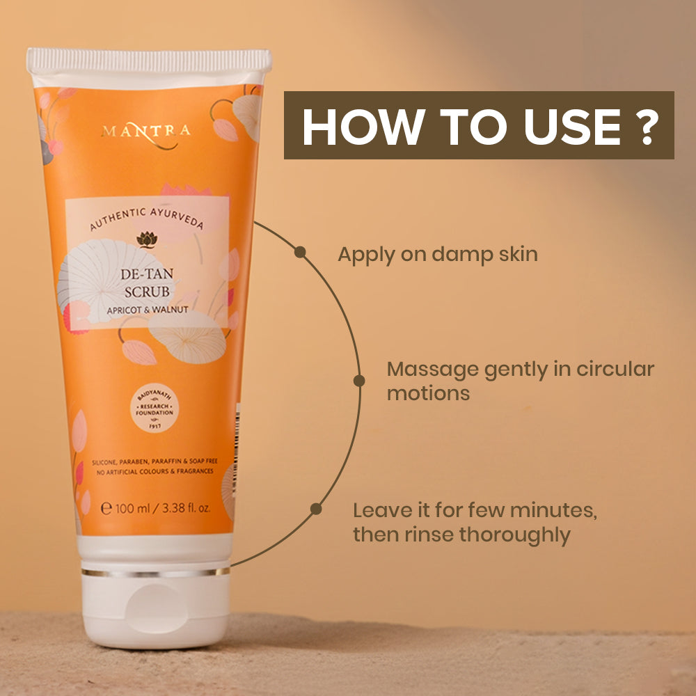 Mantra De Tan Scrub Apricot & Walnut