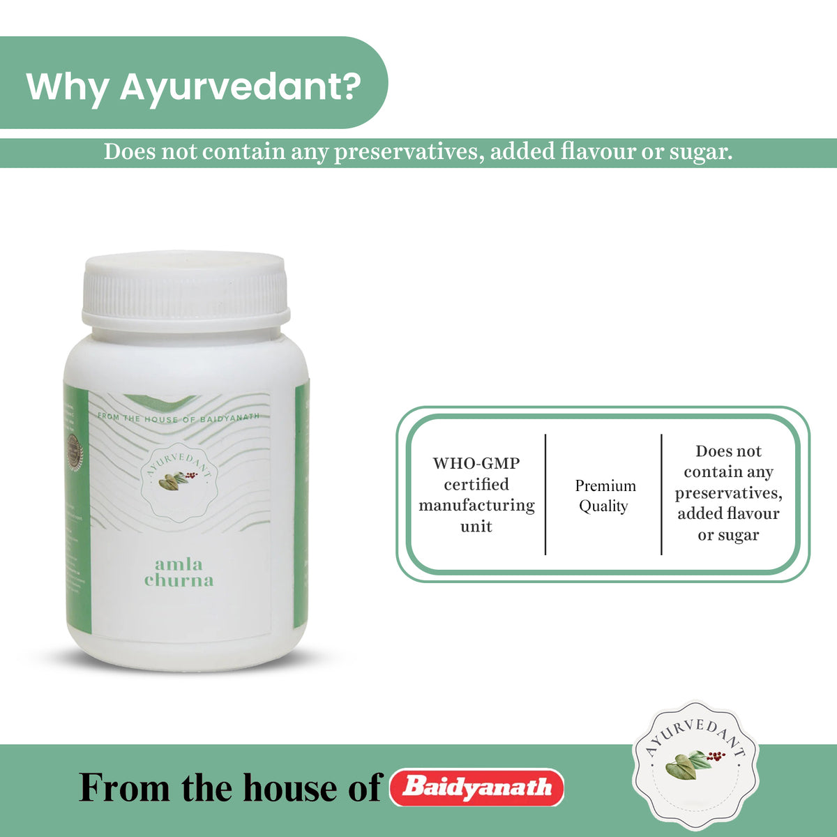Baidyanath Ayurvedant Amla Churn