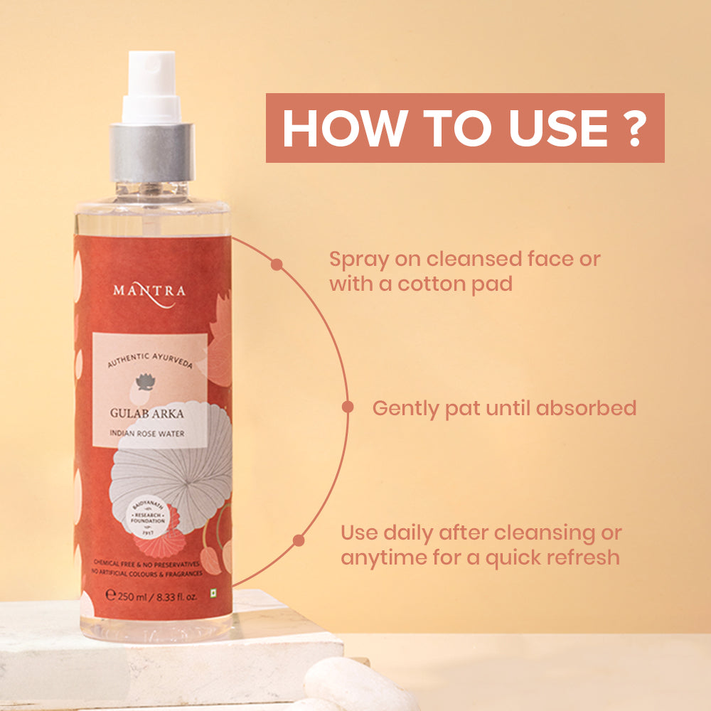 Mantra Gulab Arka indian Rose Water