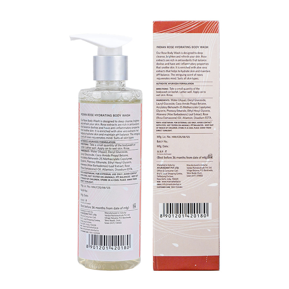 Mantra Indian Rose Hydrating Body Wash