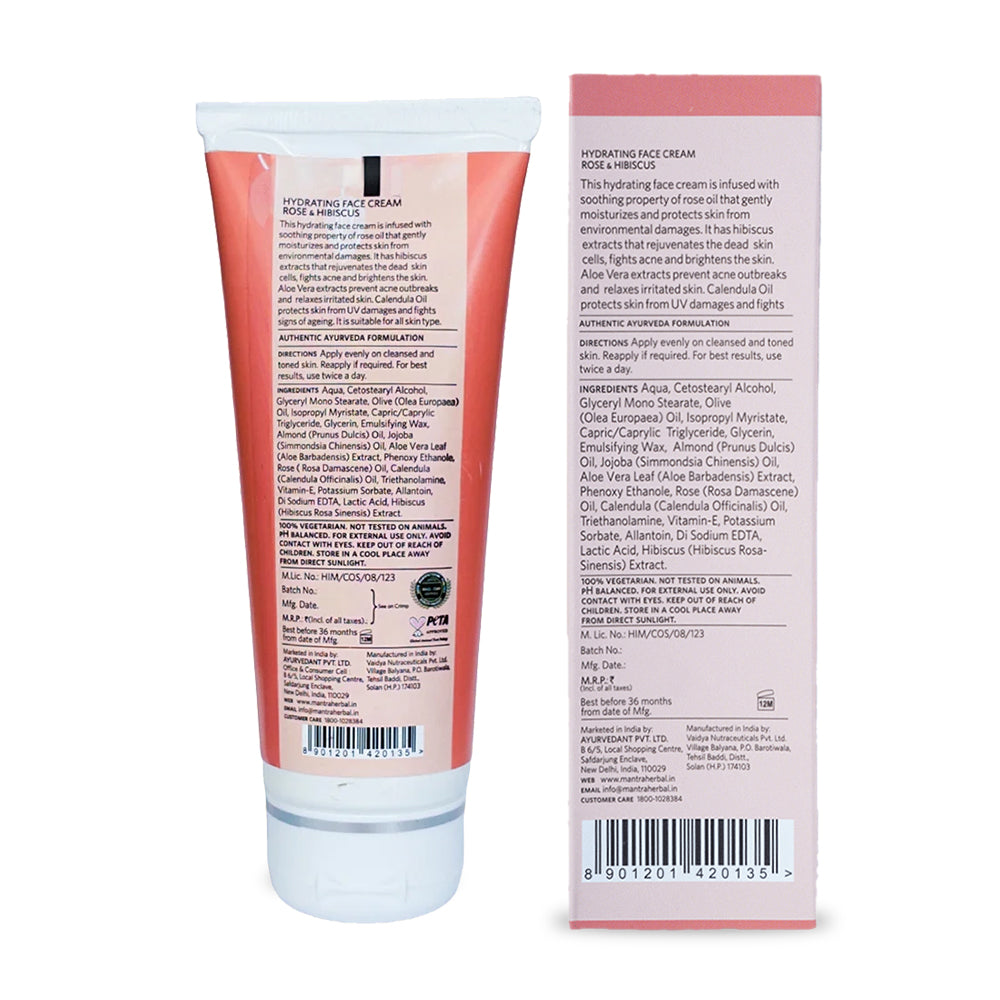 Mantra Rose and Hibiscus Hydrating Face Cream