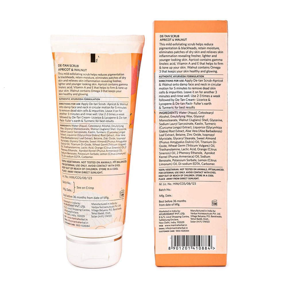 Mantra De Tan Scrub Apricot & Walnut