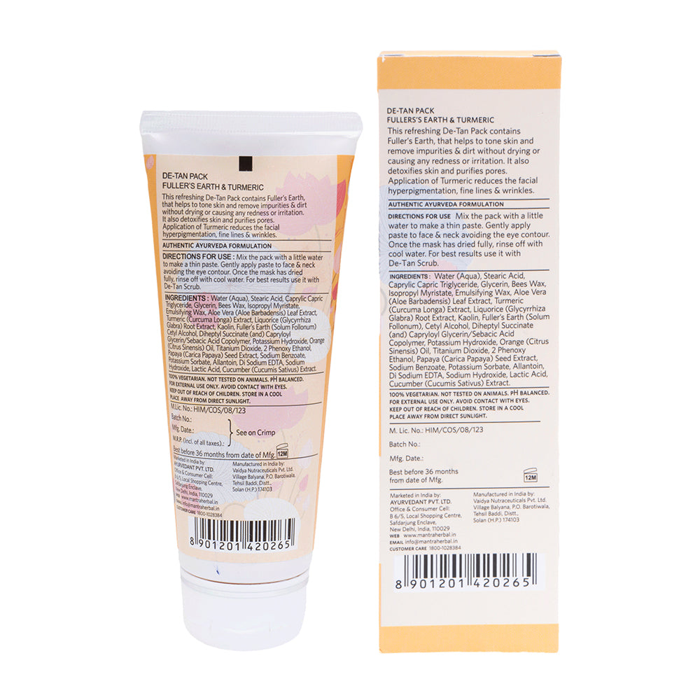 Mantra De Tan Pack Fuller Earth & Turmeric
