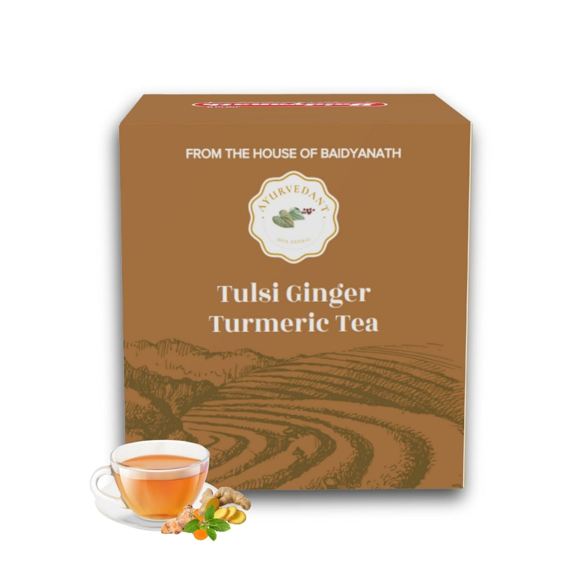 Ayurvedant Tulsi Ginger Turmeric Tea