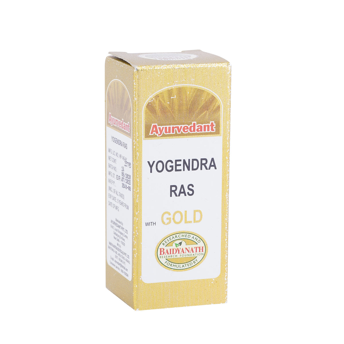 Ayurvedant Yogendra Ras Gold