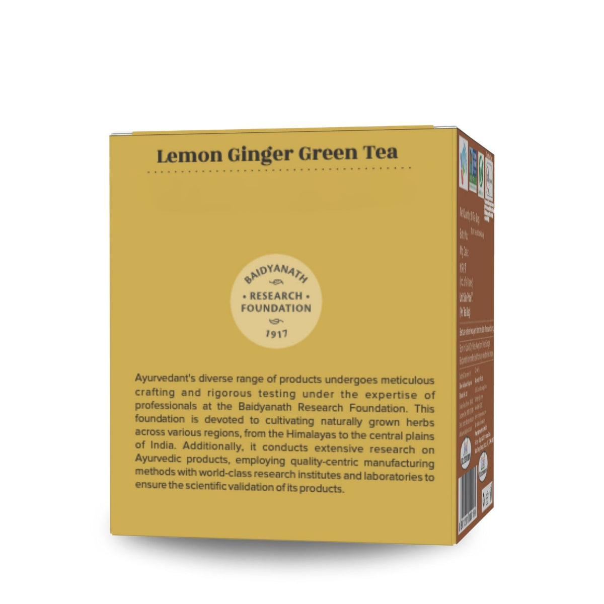 Ayurvedant Lemon Ginger Gree Tea